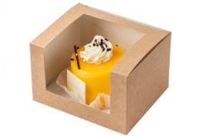 ОСК контейнер под десерт с окном Solo show box 130х110х80 (250шт)