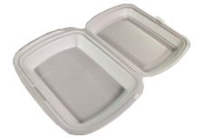 Ланч бокс LB-1 БЕЛЫЙ   /250*195*68/   Мегапласт   (100шт)