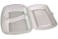 Ланч бокс LB-2 БЕЛЫЙ   /250*195*68/   Мегапласт   (100шт)