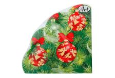 НГ Салфетки 33х33, 12 шт,3 сл. Art Bouquet Rondo (15 уп) НГ УКРАШЕНИЕ НА НОВОГОДНЮЮ ЕЛЬ