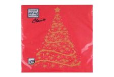 НГ Салфетки 33х33, 20 шт,3 сл. Art Bouquet (12 уп) НГ ВОЛШЕБНАЯ ЕЛЬ НА БОРДОВОМ