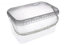 Ведро   2л   прозрачное  прямоугольное /191*129*118/   Энтерпак   (70шт)