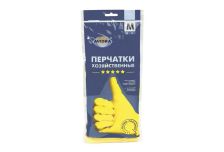 Перчатки резиновые  AVIORA  5 ЗВЕЗД  M  (120пар)