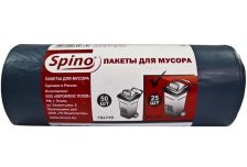 Пакет мусорный  180лит 25шт (СПИНО) NEW 37мкмПВД (10уп)