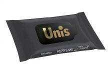 Салфетки влажные Unis (15шт) Perfume Black (36уп)