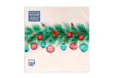 НГ Салфетки 33х33, 20 шт,3 сл. Art Bouquet (12 уп) НГ НОВОГОДНЯЯ ГИРЛЯНДА