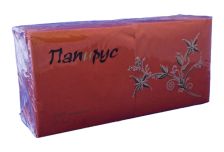 Салфетки 33х33 3-слойн. (ПАПИРУС) 250л/6 уп Оранжевые