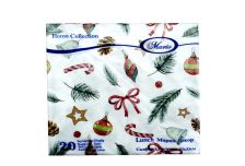 НГ Салфетки 33х33 3-х сл. (МАРИО) 20 л/20шт 