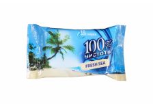 Салфетки влажные Озон/100%Чистоты (15шт) Морская свежесть (160уп)