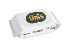 Салфетки влажные Unis (48шт) антибактериальные Perfume White (14уп)