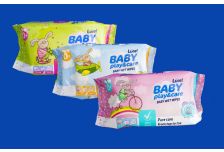 Салфетки влажные LURE МИКС 2 вида детские/антибактериальные (60шт)  (24уп)