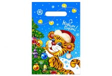 Пакет выруб  НГ Интерпак 20х30 Тигренок /20уп х 100 шт/ (2000шт)