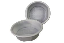 Тарелка супов. 0,5л Пласт Индустрия белая  /32уп * 50шт/ (1600шт)