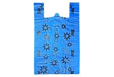 Пакет Майка 37х62 Звезда Д СИНЯЯ /20уп х 50шт/ 30кг 11гр (1000шт)