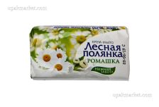 Мыло-крем туалетное фасов. 90гр ЛЕСНАЯ ПОЛЯНКА Ромашка в инд. упак (104шт/кор) НЭФИС