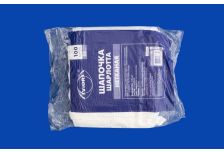 Шапочка-берет Шарлотта AVIORA нетк (20уп х 100шт) белая