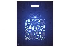 Пакет выруб  НГ Тико 48х40 Ночь /10уп х 50шт/ (500шт) ламин.