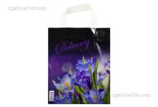 Пакет петля  ДПА 25х30 Крокусы  /20уп х 50шт/ ПВД (1000шт)