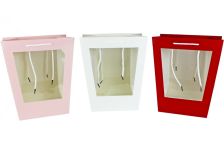 Набор подарочных коробок ПАКЕТ С ОКНОМ ТРАПЕЦИЯ БОЛ.