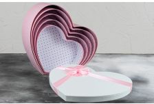 Набор подарочный коробок 1/5 СЕРДЦЕ БОЛЬШОЕ