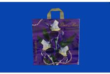 Пакет петля  ДПА 39х40 Лав Мар Ирисы /20уп х 20шт/ПВД 80мкм (400шт)