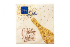 НГ Салфетки 33х33 3-х сл. (PERO Deluхе) 20 л/12шт 