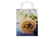 Пакет петля  ДПА 25х30 Белые розы /20уп х 50шт/ ПВД (1000шт)