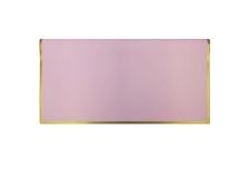Пленка 57х57 матовая розовый, золотой кант (5уп\20л)