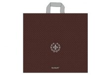 Пакет петля  Серикоф 52х47 Лилия премиум  коричневый /12уп х 25шт/ ПВД 110мкм (300шт) петл