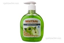 ФЛОРЕАЛЬ мыло жидкое Нейтральное зеленое яблоко с дозат. 300мл (16шт/кор)