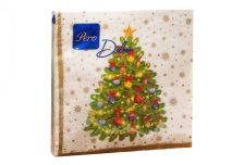 НГ Салфетки 33х33 3-х сл. (PERO Deluхе) 20 л/12шт 