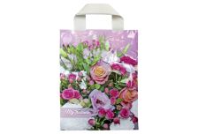 Пакет петля  ДПА 25х30 Розовый /20уп х 50шт/ ПВД (1000шт)