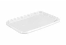 Крышка к ведру   5,8л   прозрачная прямоугольная   /293*198/   Энтерпак   (64шт)