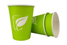 Бум стакан Л-ПАК 0,350л диам 90мм ГН Зеленый лист (1000шт)