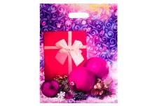 Пакет выруб  НГ Тико 31х40 Лиловая композиция /10уп х 50шт/ (500шт) ламин.