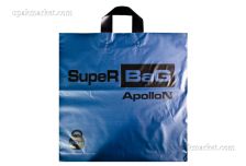 Пакет петля  Робот 45х50 Супербэг Синий/10уп х 25шт/ ПНД 90мкм (250шт) петля