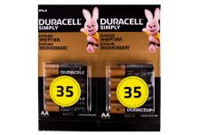 Батарейка DURACELL АА/LR6 B4 4х4шт (208шт)
