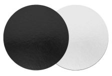 ОСК/OSQ Подложка 1,5мм д260мм черная/серебро BCD (50шт)