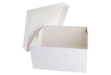 ОСК/OSQ Короб для тортов белый EB 190 300х300х190 NEW Патичерри (50шт)