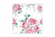 Салфетки 33х33 3-слойн. (PERO Prestige) 20л/12уп Розовый букет