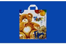 Пакет петля  Интерпак 38х42 Мишка /20уп х 25шт/ ПНД (500шт)