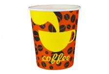 Бум стакан ГринПак 0,250л диам 80мм ГН Кофейные зерна /20уп * 50шт/ (1000шт)