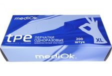 Перчатки одноразовые MEDIOK эластомер XL /10х200шт/ (10)