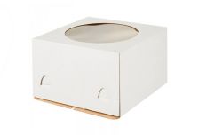 ОСК Короб для тортов с окном FG Window White 300х300х190 S (50шт)