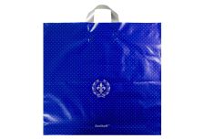 Пакет петля  Серикоф 52х47 Лилия премиум  синий/12уп х 25шт/ ПВД 110мкм (300шт) петл