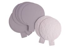 ОСК Подложка 0,8мм с держателем д80мм жемчуг (100шт)