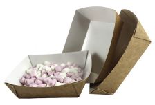 Лоток крафт Виридо  110х110х40 (600шт)