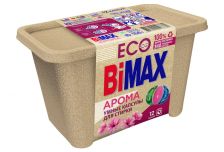 БХ Капсулы для стирки BiMAX Арома,12 шт в ЭКО упаковке (4 шт/кор)  Нэфис