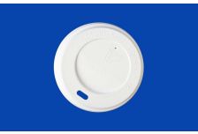 Крышка для стак. Л-ПАК д.73мм (0,180л) белая (20уп х100шт) (2000шт)