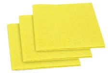 Салфетка из вискозы 30х38 желтая без упаковки  (450уп)